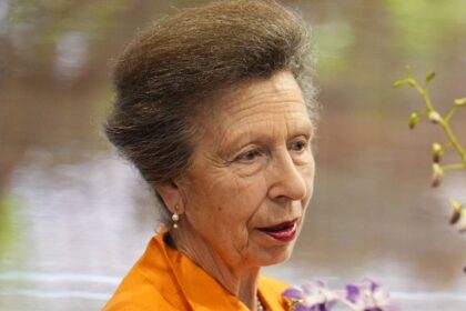 Princess Anne’s fashion rebellion in mini skirt and knee-high boots caught on camera
