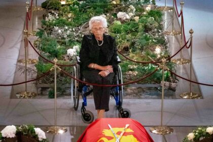 The last of her generation says goodbye to King Harald