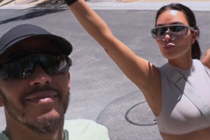 Lewis Hamilton shares candid photos with Kim Kardashian during ‘recharging’ break