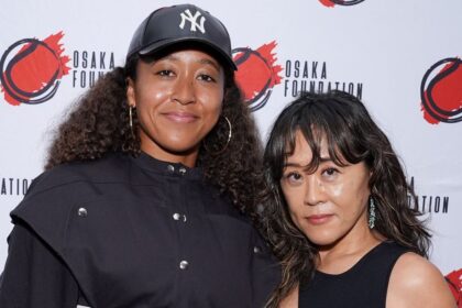 Naomi Osaka’s mom serves courtside in a little red dress ahead of the US Open