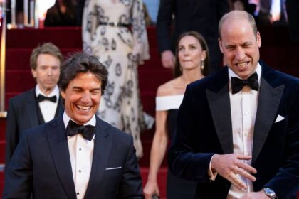 Tom Cruise’s two-word message to Prince William revealed