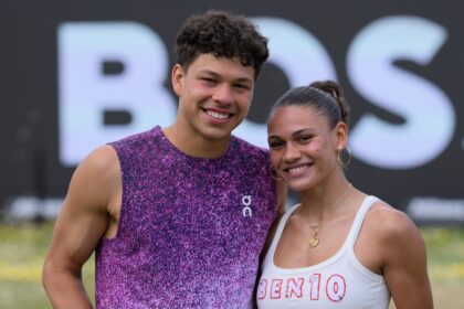 Trinity Rodman’s priceless reaction after Ben Shelton forgets to thank her post-win