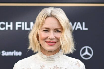 Naomi Watts, 58, steals the show in white lace ‘naked’ dress