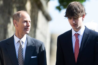 James, Earl of Wessex seen driving Prince Edward amid summer job with uncle King Charles