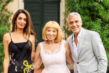 George and Amal Clooney are the perfect hosts as they throw glamorous bash at stunning Lake Como villa