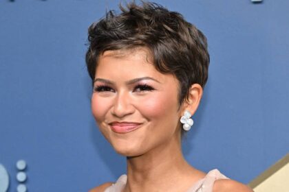 Zendaya’s plunging silver ‘naked’ dress steals the show at the Emmys