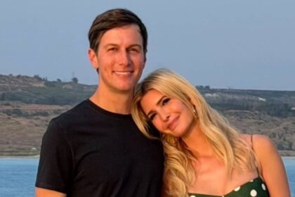Ivanka Trump showcases her incredible figure in black swimsuit as she enjoys swim with husband Jared Kushner