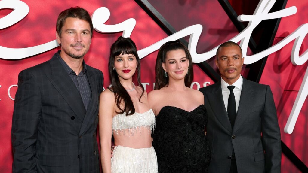 Dakota Johnson practices her Spanish, while Anne Hathaway and Ismael Cruz Córdova pose for HOLA!
