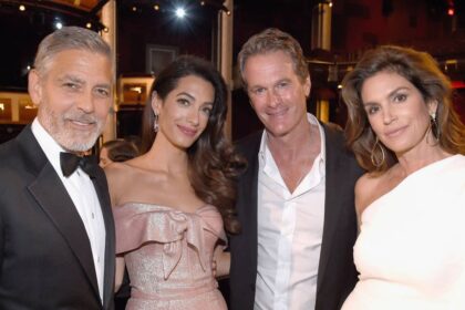 George and Amal Clooney rush to Cindy Crawford’s side after son’s tragic death