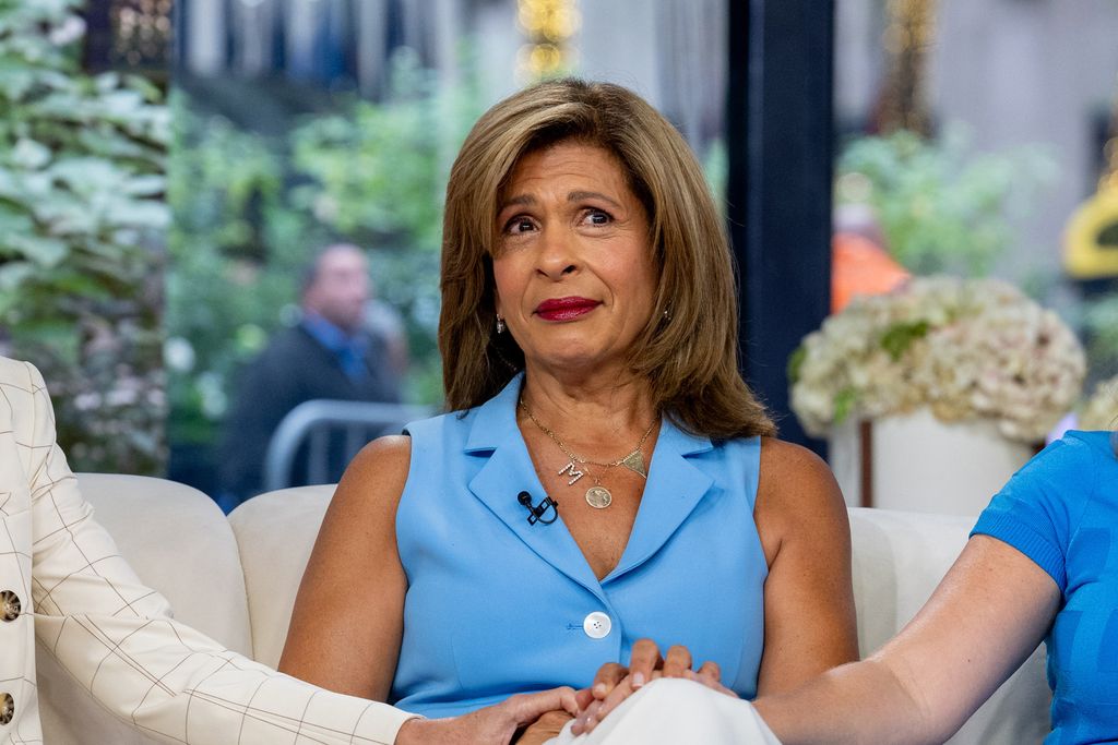 Hoda Kotb in the Today Show studios 