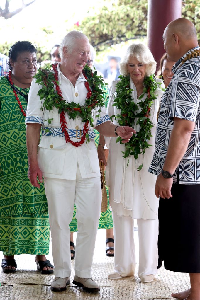 The couple flew in fom Australia yesterday after a six-day visit