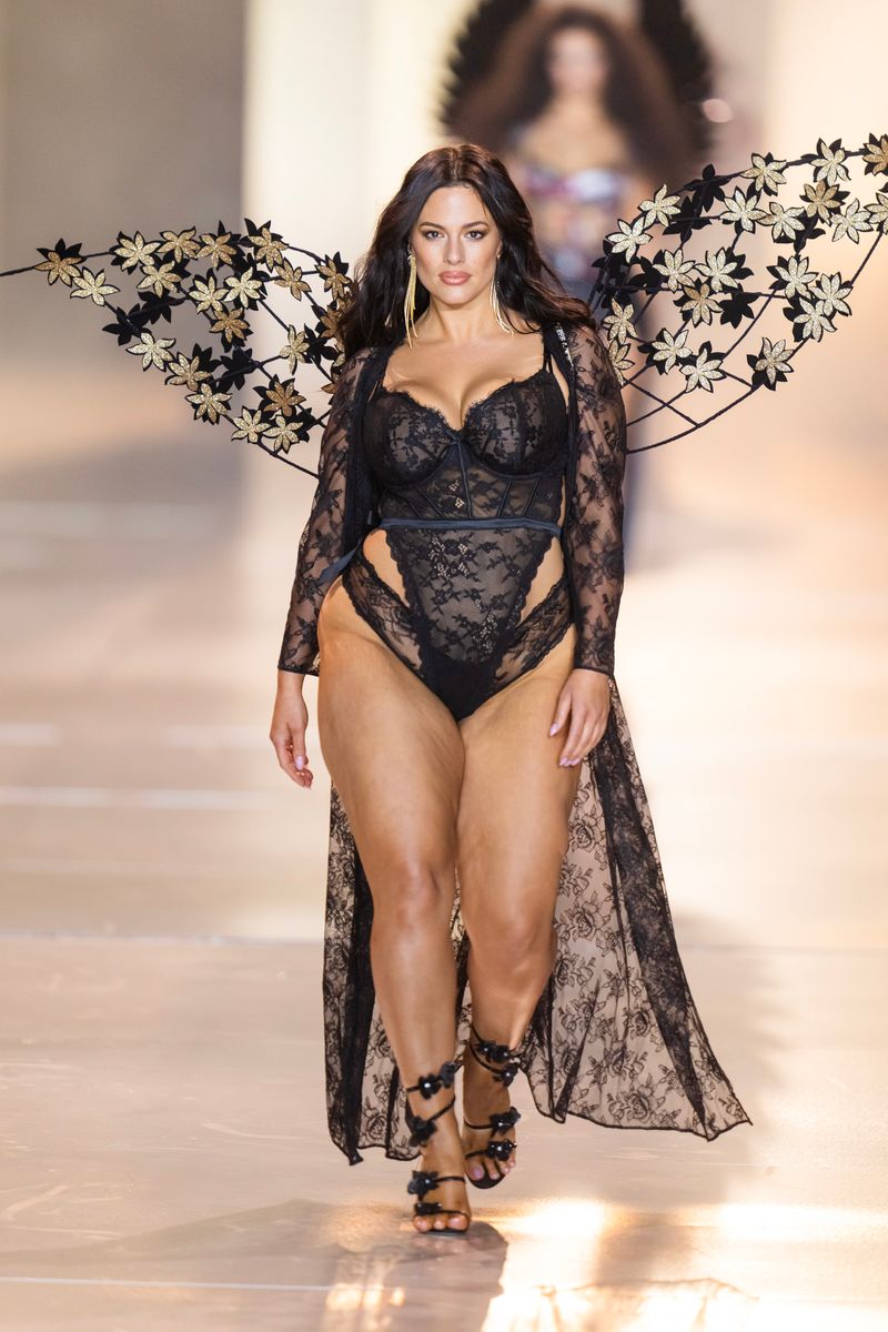 Ashley Graham walks the runway during the Victoria's Secret Fashion Show 2024