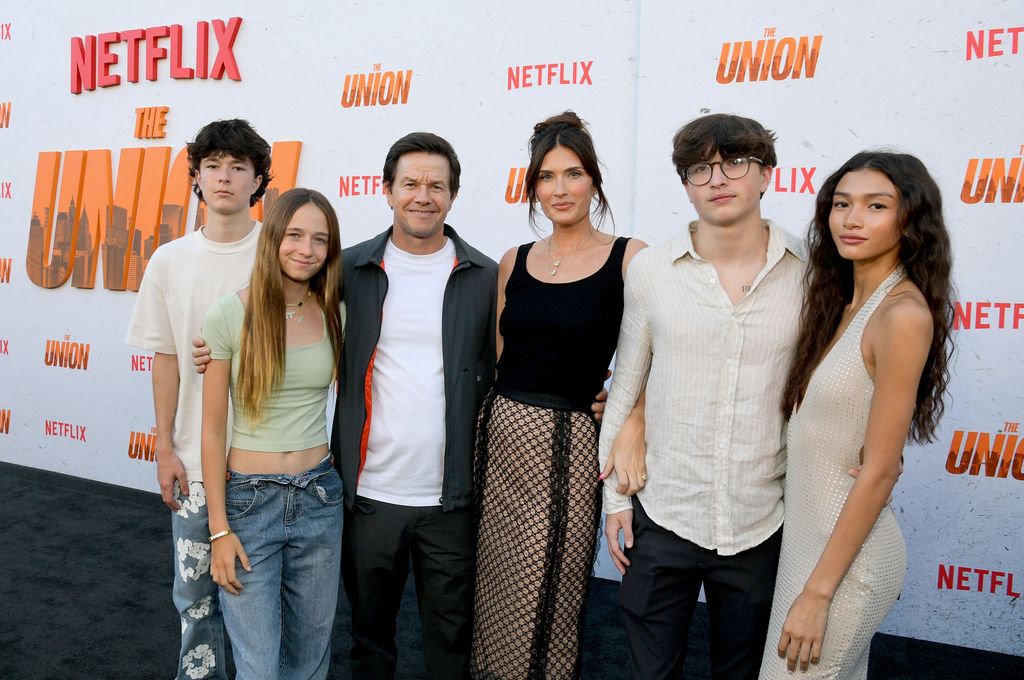 mark wahlberg and family the union premiere la