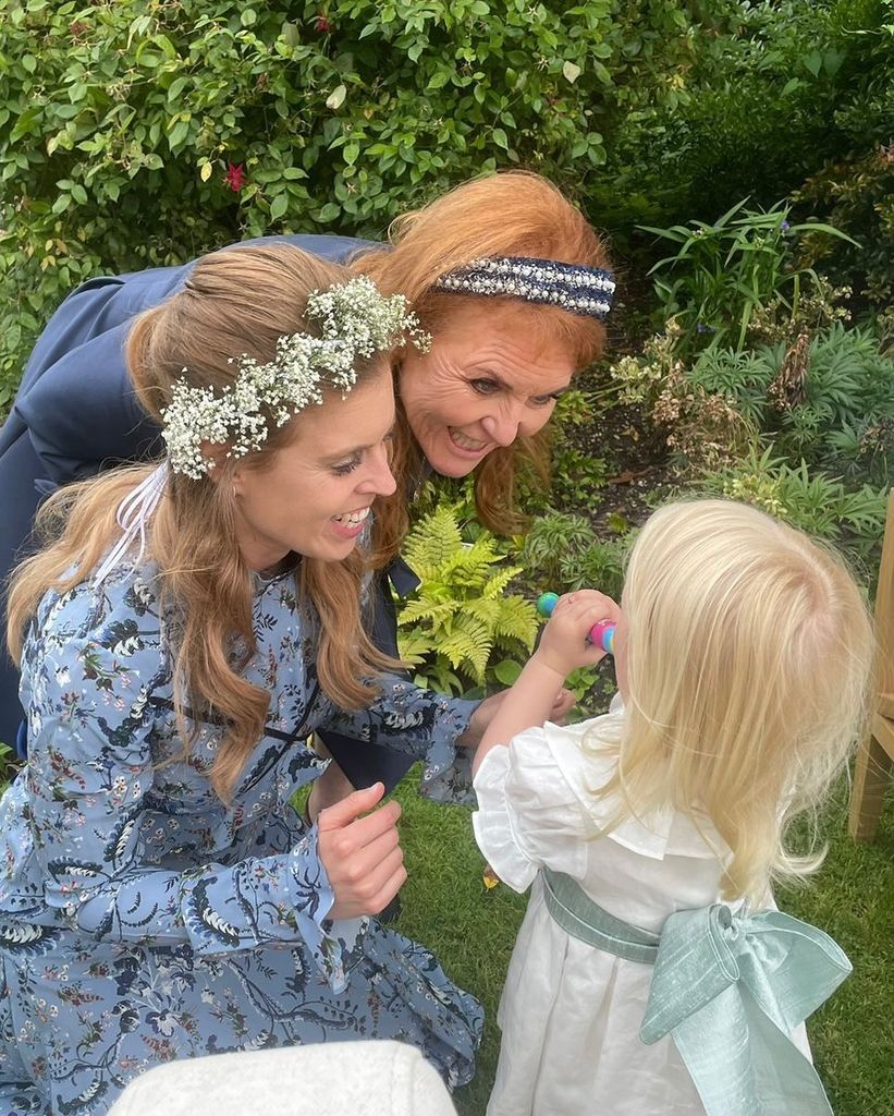 Sienna as a flower girl