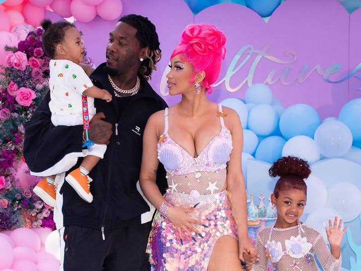 Cardi B and Offset -- Family Photos