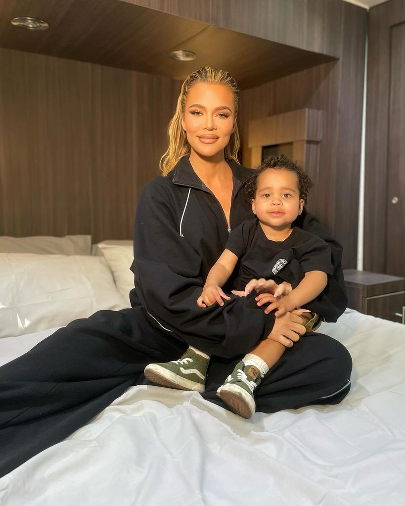 khloe kardashian and son tatum 