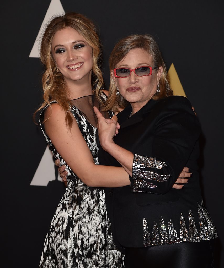 Carrie Fisher with daughter Billie Catherine Lourd 