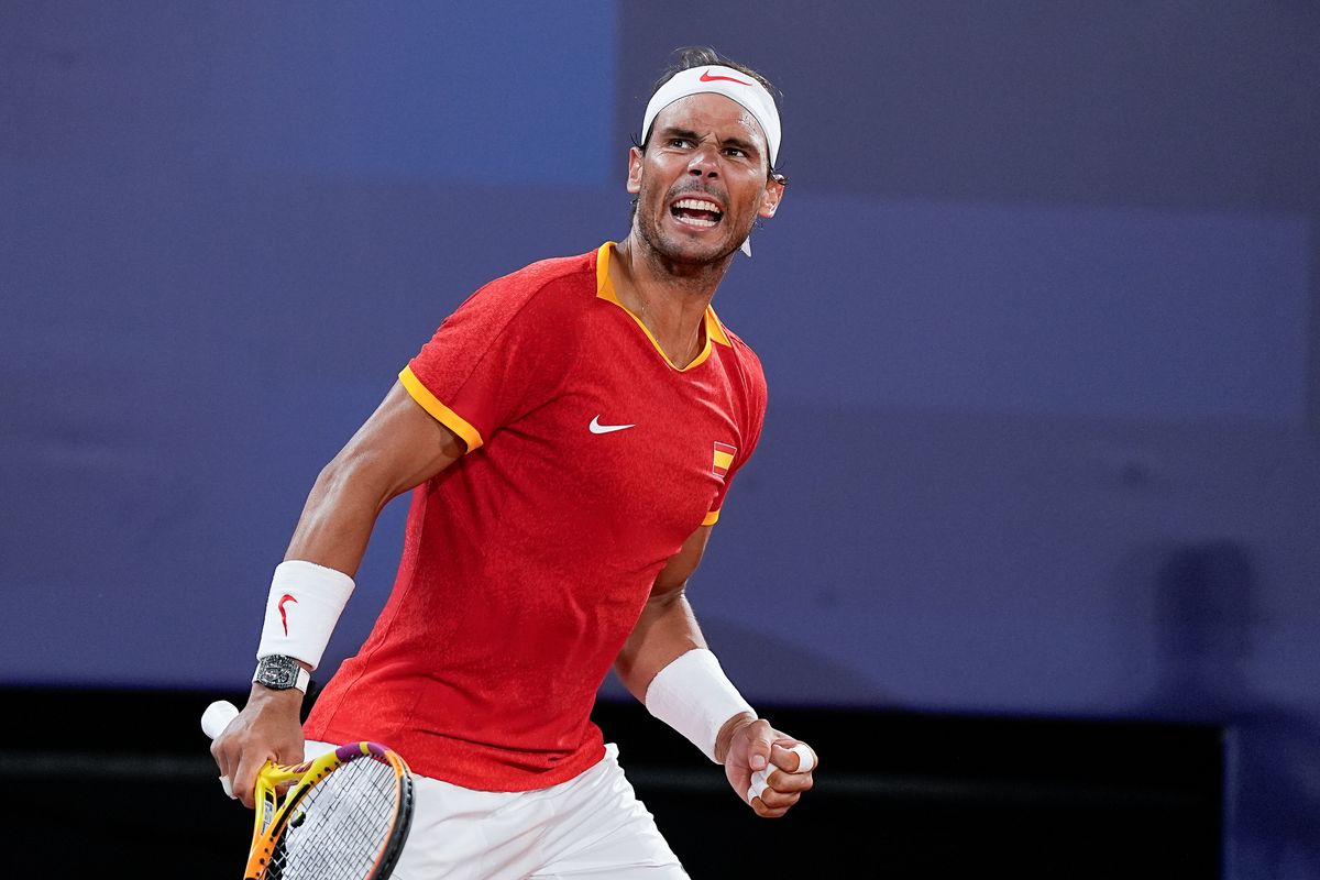 Rafael Nadal at the Paris Olympics