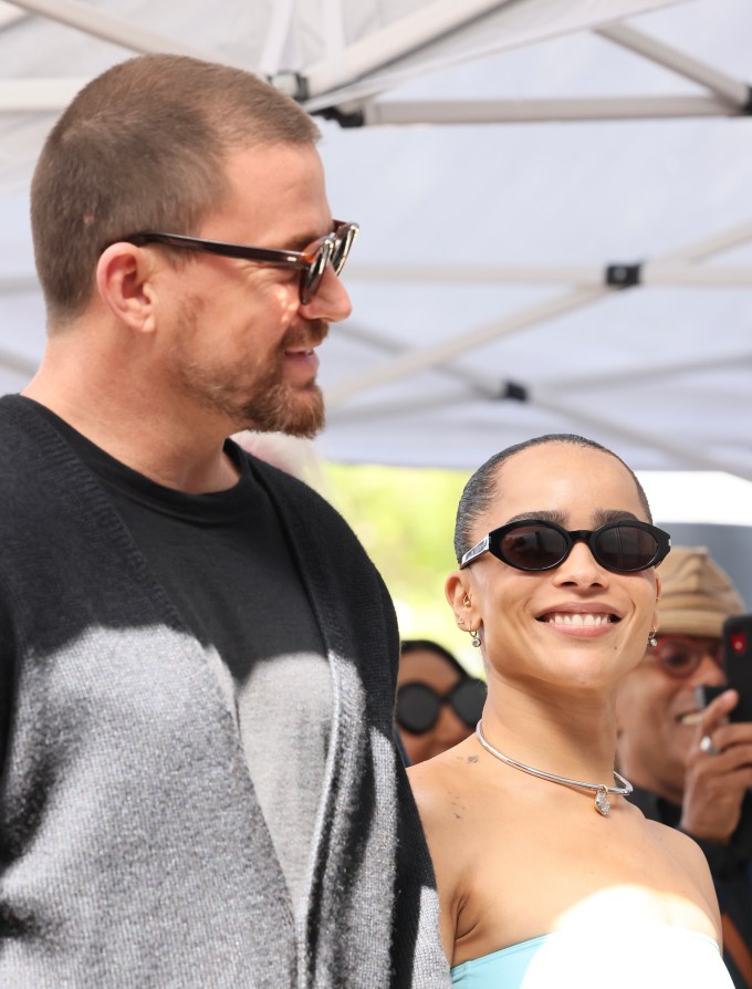 Channing & Zoe at the Walk of Fame Ceremony