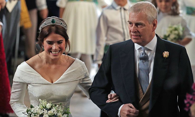 princess eugenie prince andrew wedding