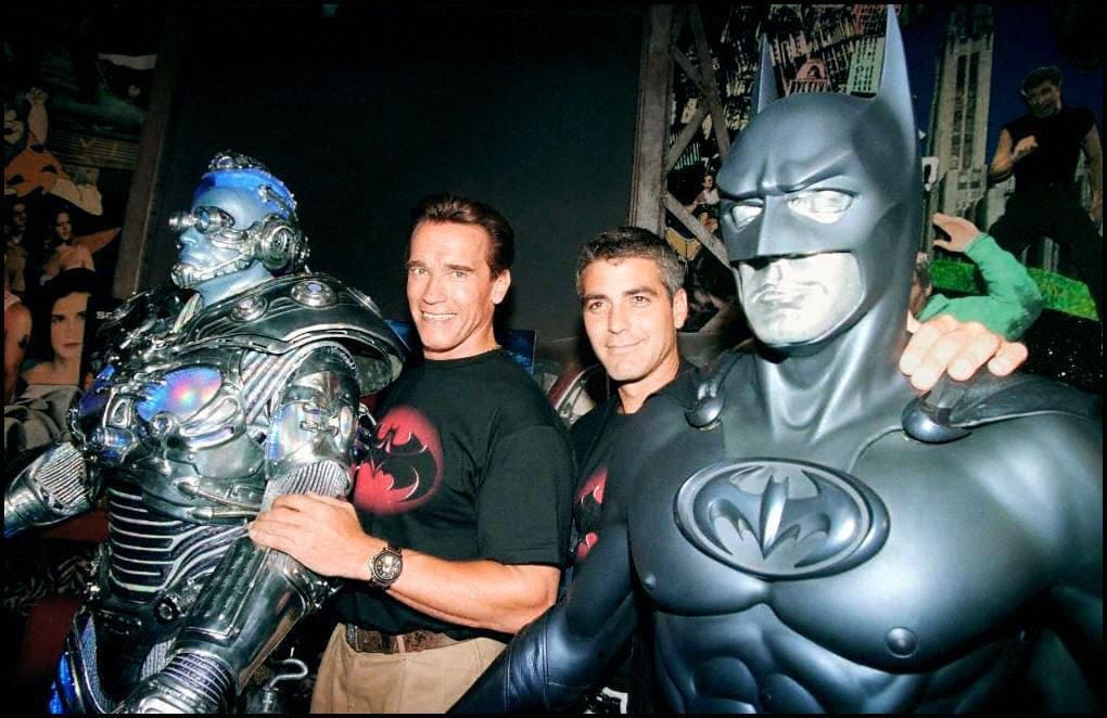 Arnold Schwarzenegger and George Clooney