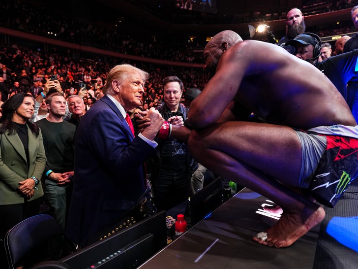 Donald Trump and Jon Jones