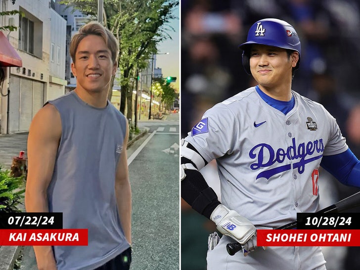 kai asakura shohei ohtani side by side dodgers fighting