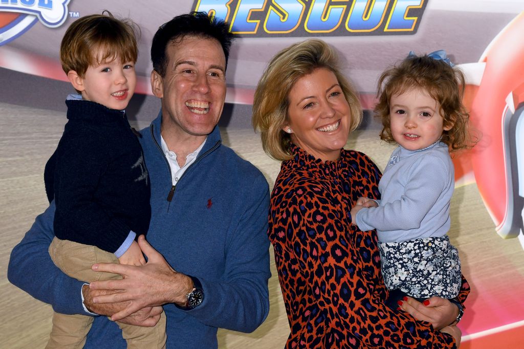 Anton Du Beke and Hannah Summers with their twins