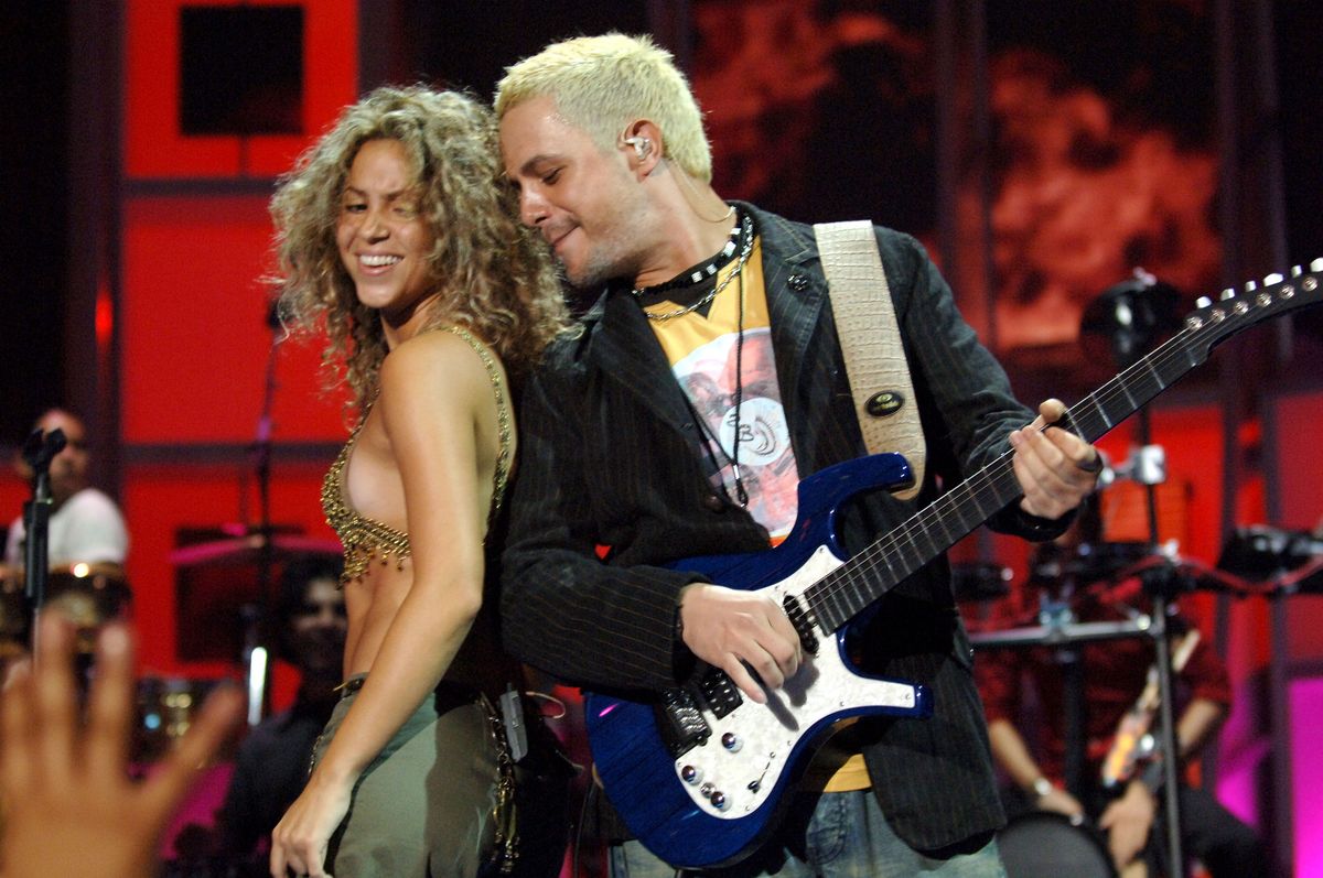 Shakira and Alejandro Sanz