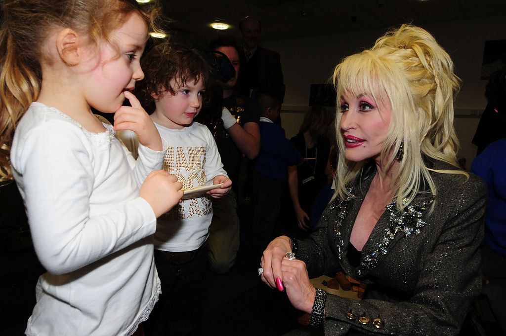 Dolly is known as 'Library Lady' to the children she helps