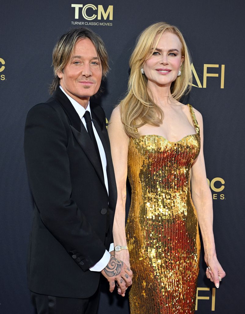 keith urban nicole kidman afi life achievement award gala