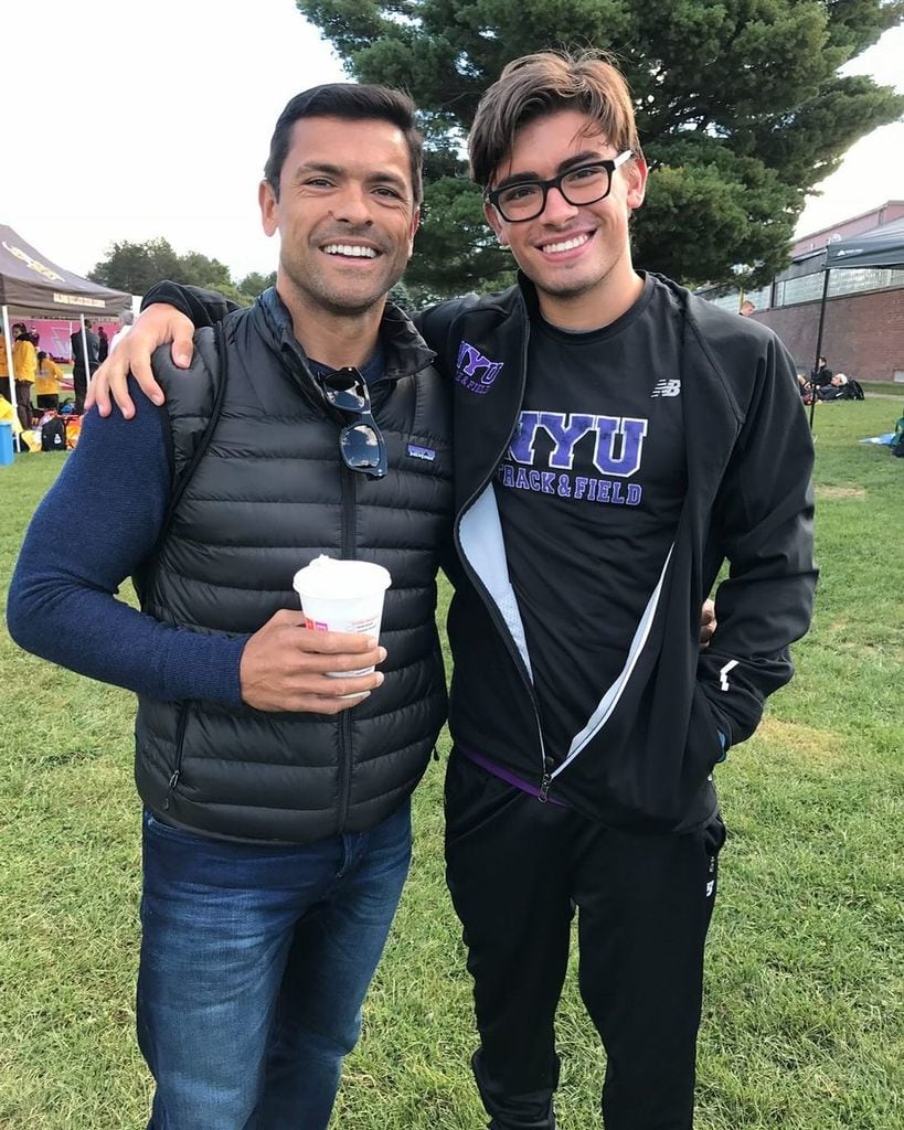 Mark Consuelos and son Michael look very alike 