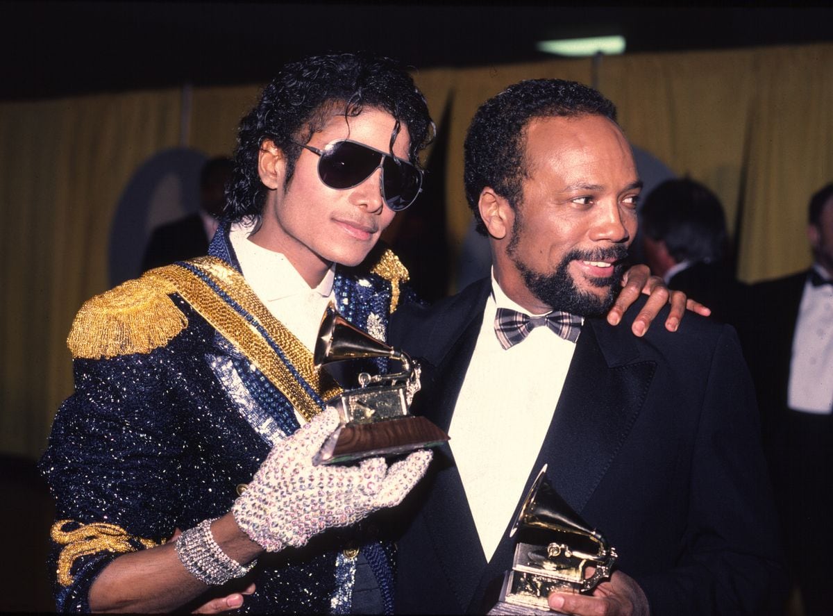 Michael Jackson and Quincy Jones in 1994