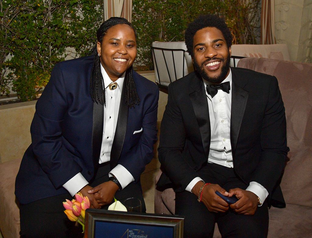 Katia Washington (L) and Malcolm Washington attend the 47th AFI Life Achievement Award Honoring Denzel Washington After Party at Sunset Tower Hotel on June 06, 2019 in Hollywood, California