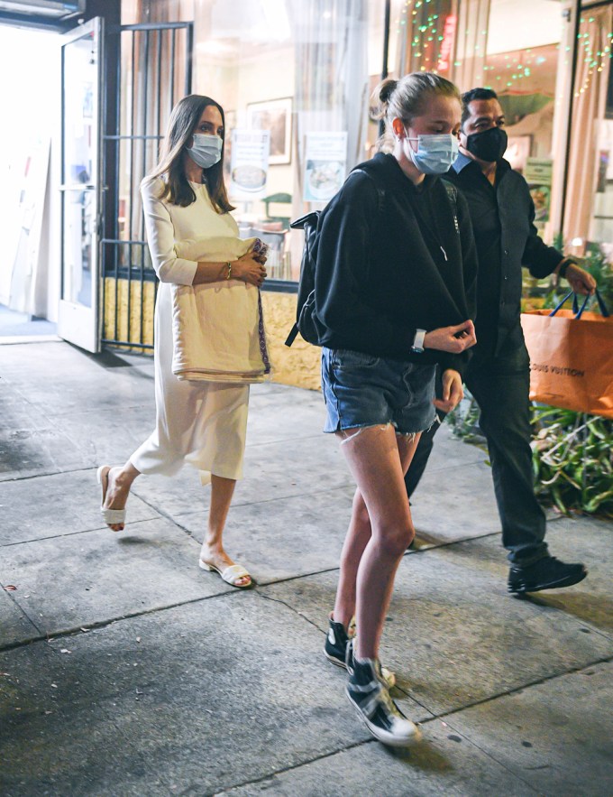 Angelina Jolie & Shiloh Jolie Pitt Visit A Boutique
