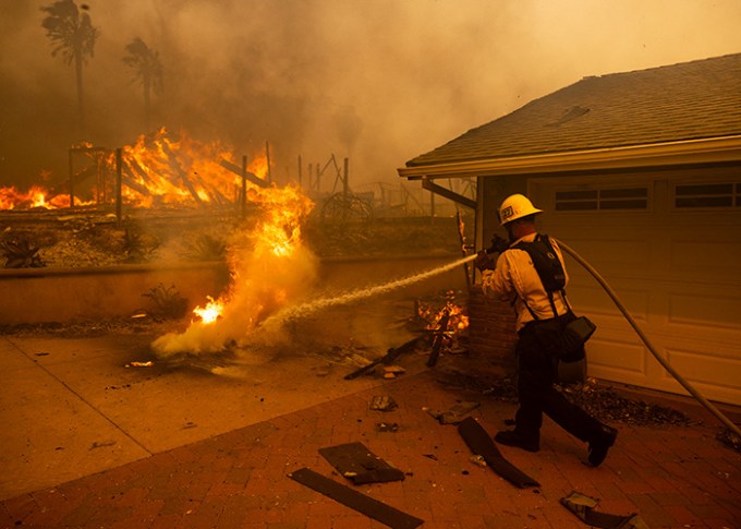 Firefighters Attempted to Save Homes