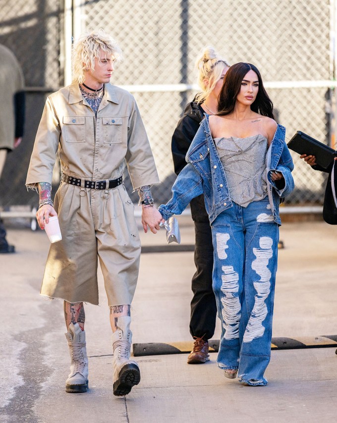 Megan Fox and Machine Gun Kelly at ‘Jimmy Kimmel Live’