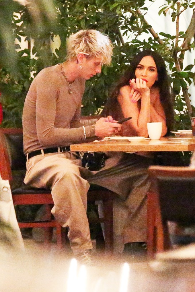 Megan Fox and MGK at Matsuhisa