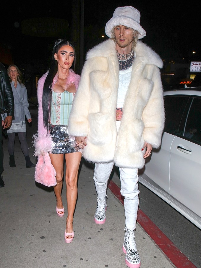 Megan Fox and MGK Grab Dinner at Catch Steak LA