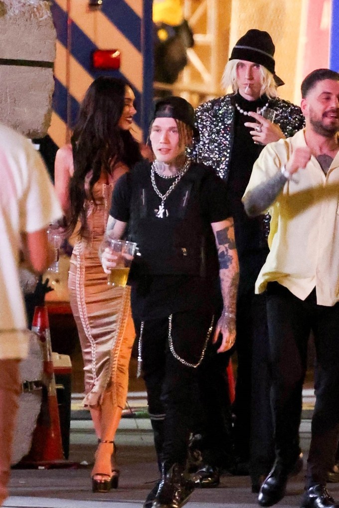 Machine Gun Kelly and Megan Fox in Vegas