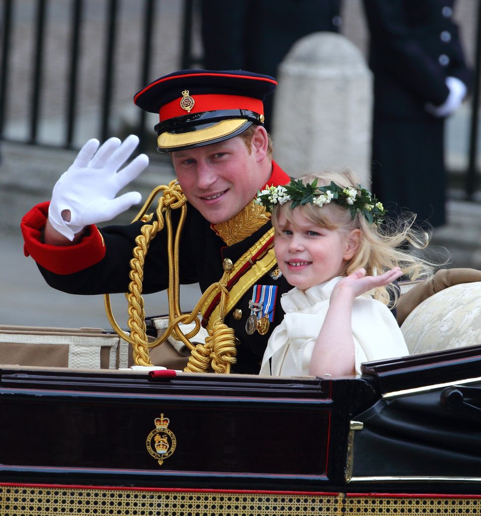 She was a flower girl at the Duke and Duchess of Cambridge's wedding