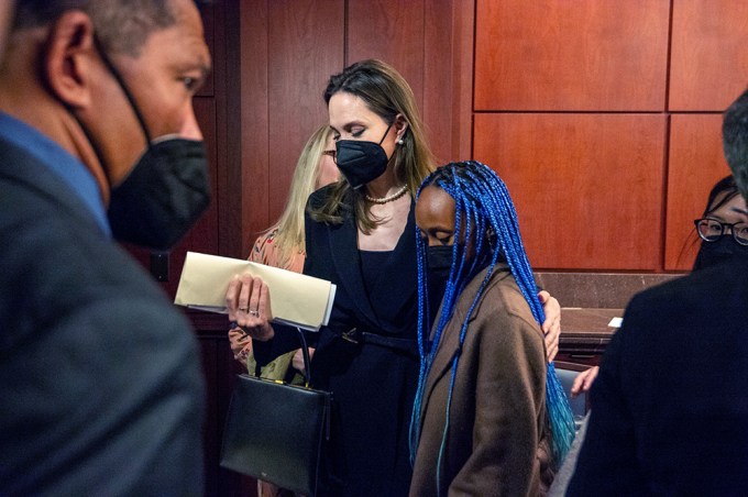 Angelina Jolie & Zahara Jolie-Pitt In 2022