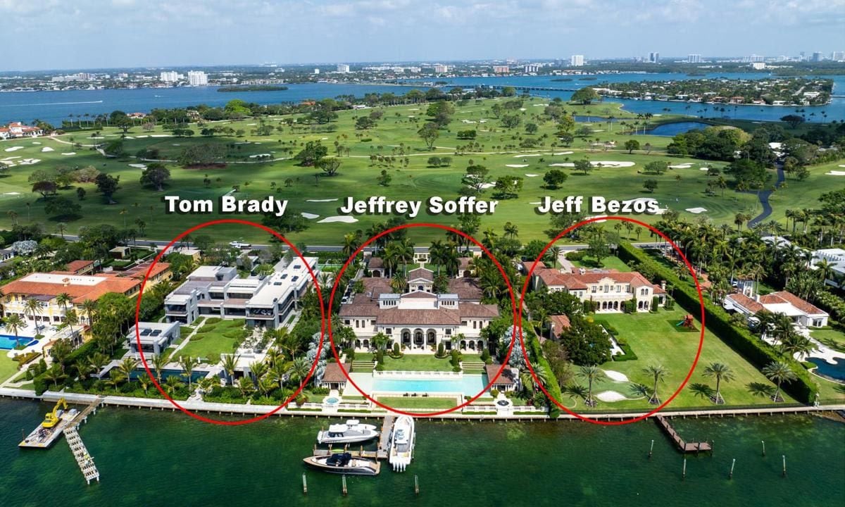 eff Bezos has splashed out $90 million on a THIRD mansion in Miamia