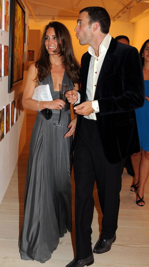 Art For Starlight Party in Aid of Starlight Children's Foundation Granting Wishes For Seriously Ill Children at the Saatchi Gallery Duke of York's Square Kate Middleton and Hugh Van Cutsem