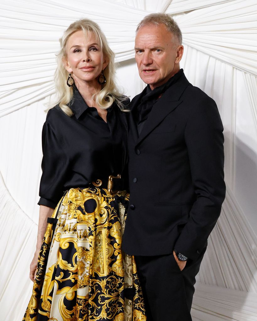 Trudie Styler and Sting attend the 2024 Albie Awards presented by the Clooney Foundation for Justice at New York Public Library on September 26, 2024 in New York City