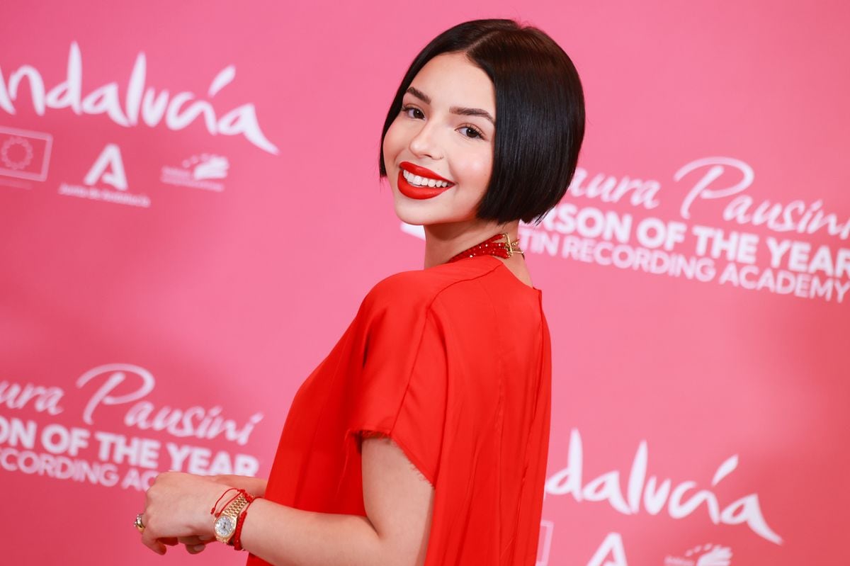 Angela Aguilar attends The Latin Recording Academy's 2023 Person of the Year Gala Honoring Laura Pausini