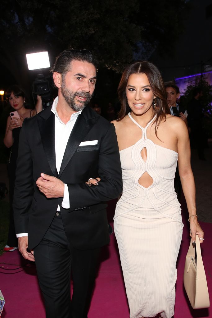 eva longoria jose baston red carpet