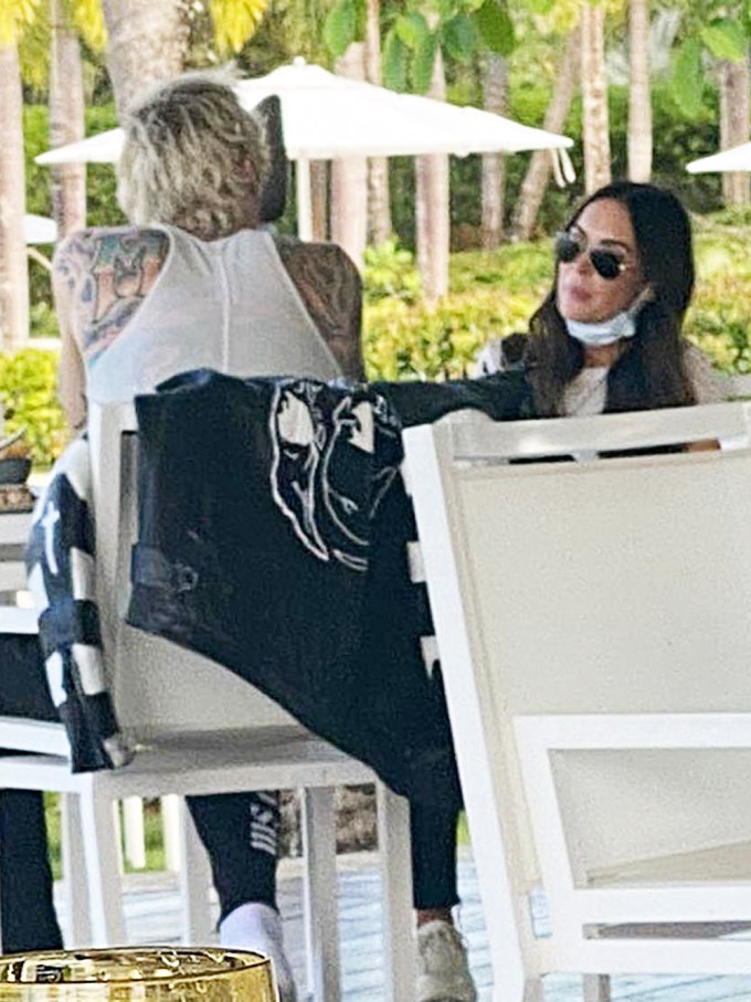 Megan Fox and Machine Gun Kelly Lunch in Puerto Rico