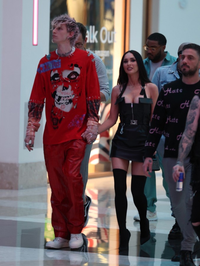 Machine Gun Kelly and Megan Fox in Las Vegas