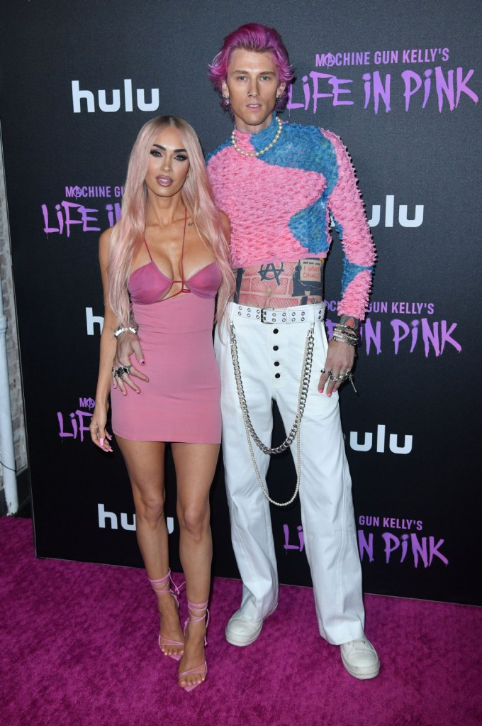 Megan Fox and MGK at the Premiere Of ‘Machine Gun Kelly’s ‘Life in Pink’